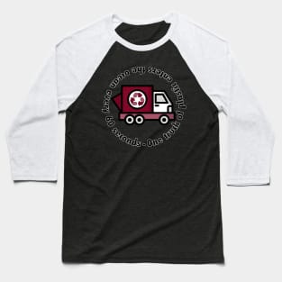 Save the planet no more plastic Baseball T-Shirt